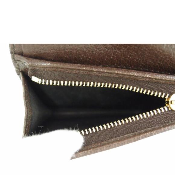 GUCCI GG Supreme Bi-Fold Wallet Ophidia Wallet Brown - Picture 6 of 7